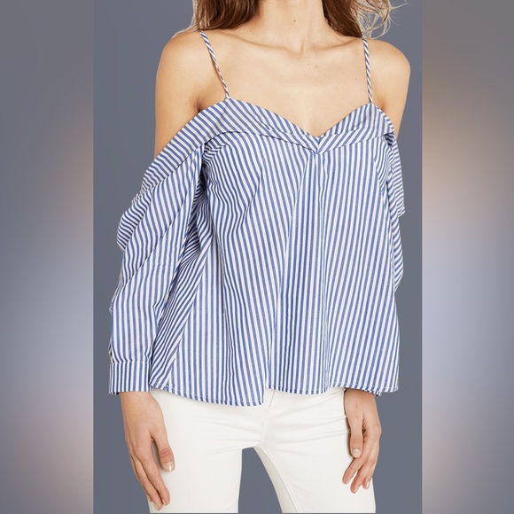 PALOMA STRIPE TOP IN LIGHT STR - Picture 3 of 10